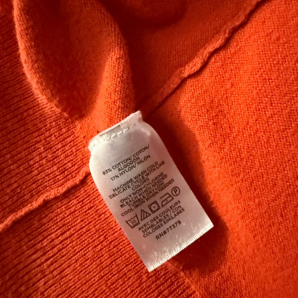 Ann Taylor Factory Burnt Orange Cardigan Sweater - Picture 8 of 8
